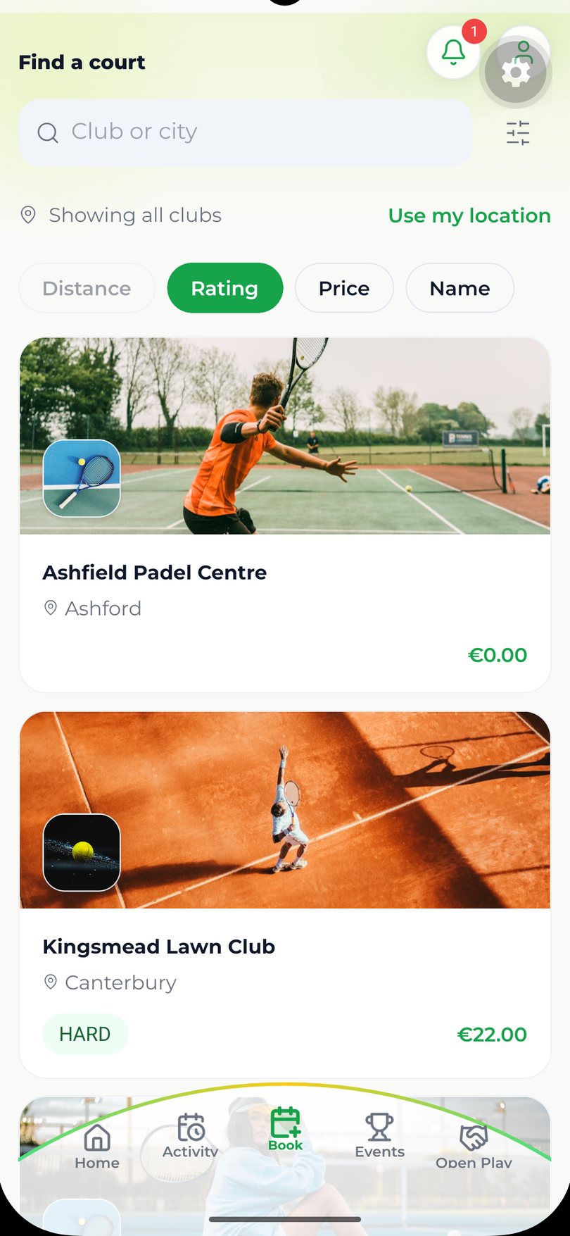 Unclaimed courts back on the live grid